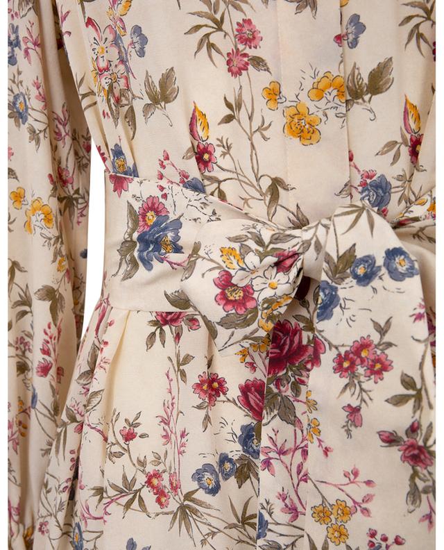 Ciad floral silk midi shirt dress WEEKEND MAX MARA