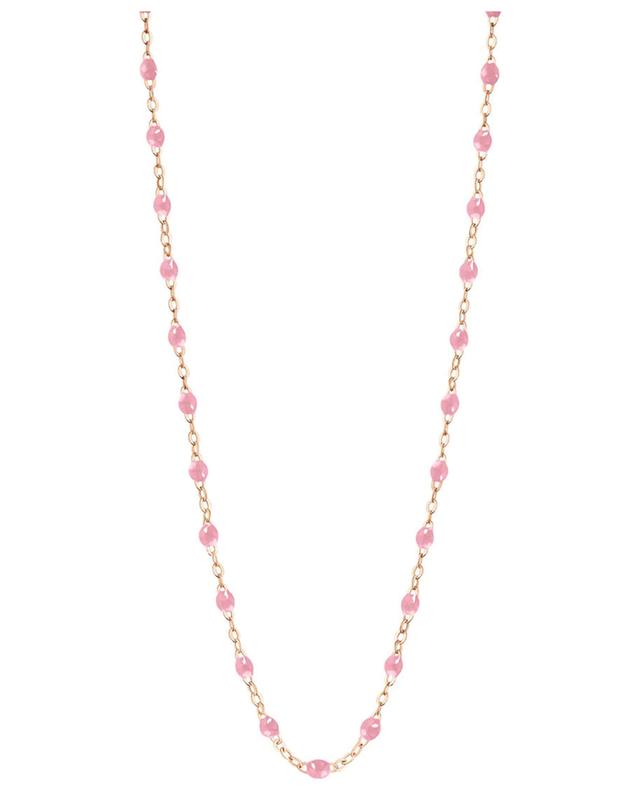 Classique Gigi Fuchsia pink gold and resin necklace GIGI CLOZEAU