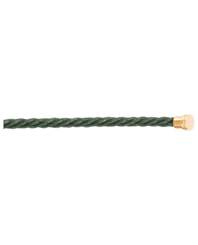 Force10 MM Kaki bracelet cable with gold-tone ends FRED PARIS