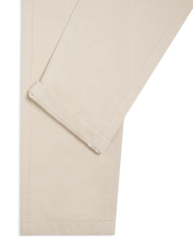 Soft Chino cotton and silk jogger fit trousers ACE DENIM