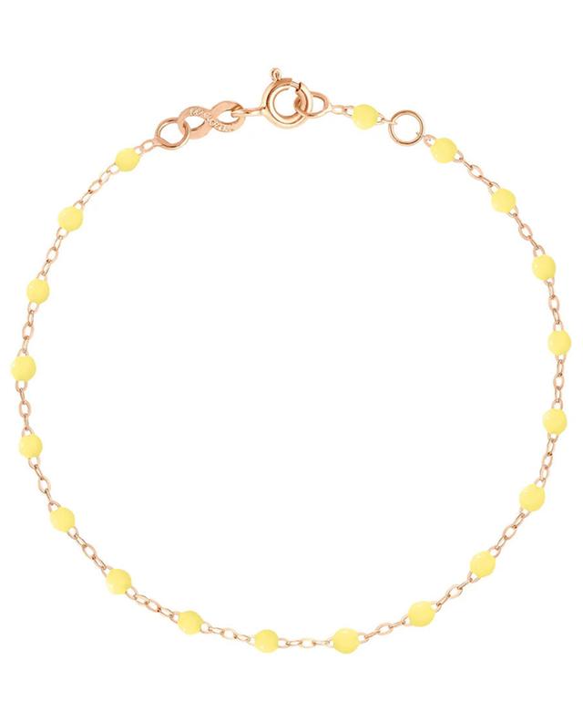 Classique Gigi Mimosa pink gold and resin bracelet GIGI CLOZEAU