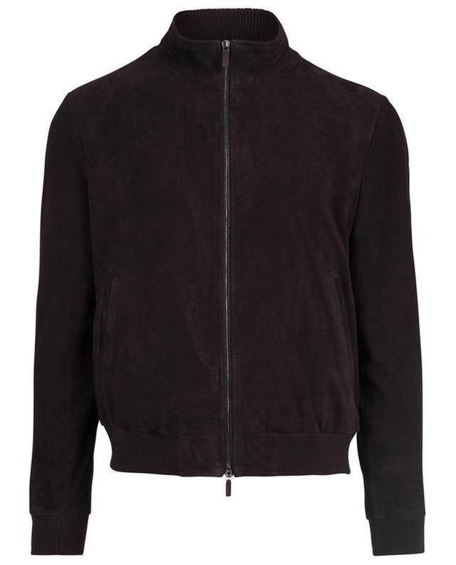 Baldassari suede jacket brown a41554