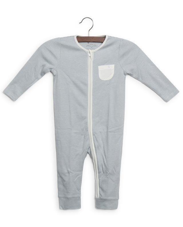 Zippered jersey baby pyjamas MORI