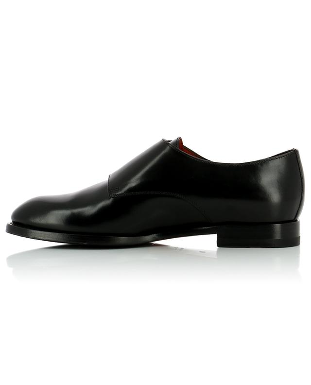 Leather monk-strap derby shoes SANTONI