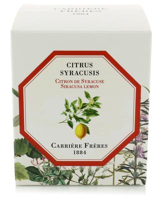 Citrus Syracusis scented candle CARRIERE FRERES