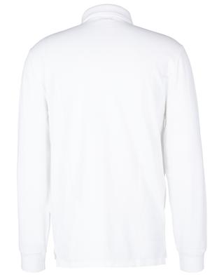 Custom Slim Fit long-sleeved cotton piqué polo shirt POLO RALPH LAUREN