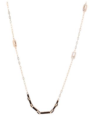Move Uno long pink gold necklace MESSIKA