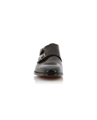 Monk-strap leather shoes SANTONI