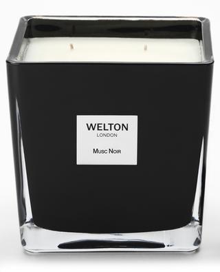 Bougie parfumée Musc Noir Large - 1200 g WELTON LONDON