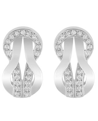 Chance Infinie white gold stud earrings FRED PARIS