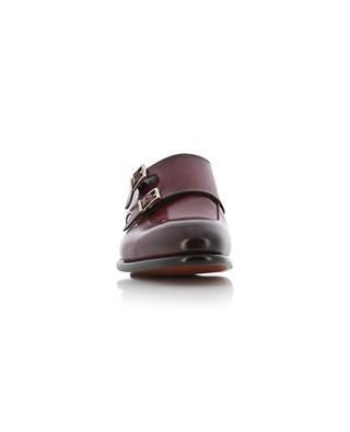 Monk-strap shiny leather shoes SANTONI