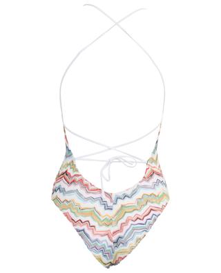 Zigzag design swimsuit with cleavage MISSONI MARE