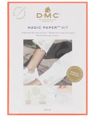 Magic Paper Cactus embroidery kit DMC