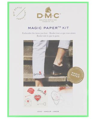 Kit de broderie Magic Paper Amour DMC