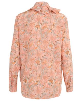 Floral printed silk ruffled shirt STELLA MCCARTNEY