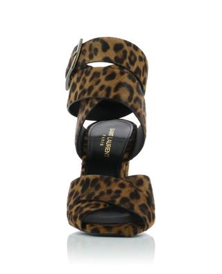 Oak 100 leopard print heeled sandals SAINT LAURENT PARIS