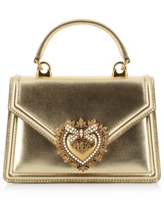 Devotion small metallic leather handbag DOLCE & GABBANA