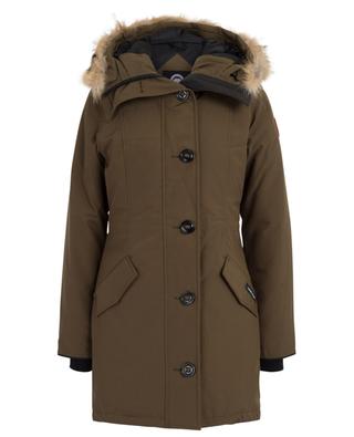 Rossclair hooded fur trimmed parka CANADA GOOSE