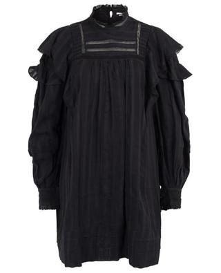 Robe trapèze courte embellie de dentelle et de volants Patsy ISABEL MARANT ETOILE