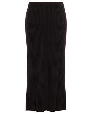 Fitted rib knit skirt ALLUDE
