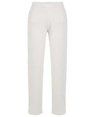 Knit trousers with slits ALLUDE