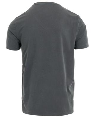 T-Shirt aus Baumwollmix mit V-Ausschnitt MAJESTIC FILATURES