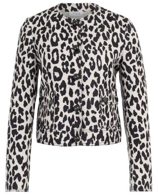Leopard print cropped jacket AKRIS PUNTO