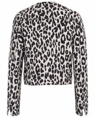 Leopard print cropped jacket AKRIS PUNTO