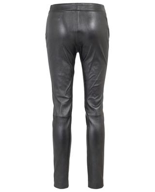 Todi metallic leather slim fit trousers FABIANA FILIPPI