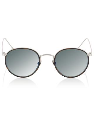 Silberne Sonnenbrille mit Schildpatt-Detail Harvey Sun EDWARDSON