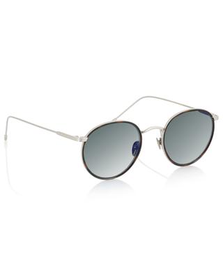 Silberne Sonnenbrille mit Schildpatt-Detail Harvey Sun EDWARDSON