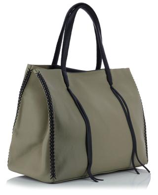 Iconic grained leather tote bag CALLISTA