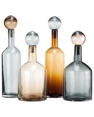 4er-Set Glasflaschen Bubbles and Bottles - L POLS POTTEN