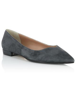 Suede ballet flats with pointy tips BONGENIE GRIEDER