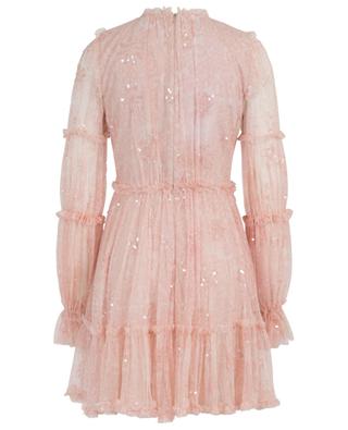 Anya short floral sequined tulle dress NEEDLE &THREAD