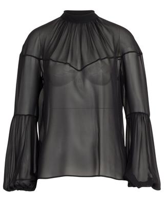 Sheer silk blouse N°21