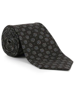 Krawatte aus Wolle und Seide mit Print BRIONI