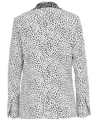 Leopard Dots breezy crepe blazer with print MARC CAIN