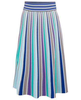 Striped viscose blend midi skirt MARC CAIN
