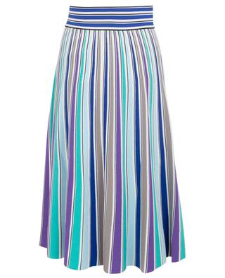 Striped viscose blend midi skirt MARC CAIN