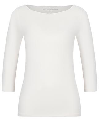 Soft Touch 3/4 sleeve boat neck T-shirt MAJESTIC FILATURES