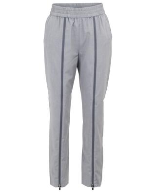 Virgin wool trousers with zipper details FABIANA FILIPPI