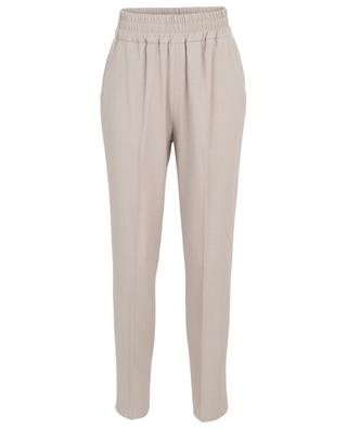 Wool carrot trousers with zippers FABIANA FILIPPI