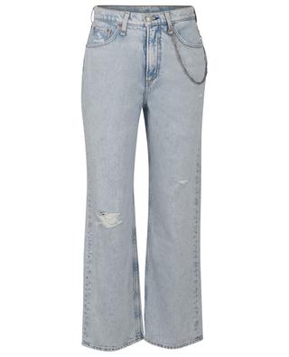Ruth straight-fit ripped high-rise jeans RAG&BONE JEANS