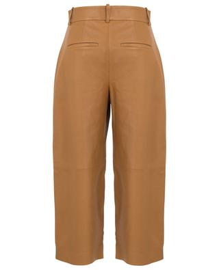 Leather wide leg cropped trousers VINCE