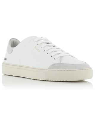 Clean 90 Triple white low-top smooth leather sneakers with grey suede AXEL ARIGATO