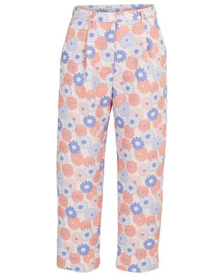 Ume Flowers cropped floral carotte trousers KENZO