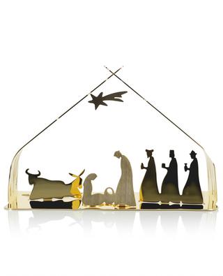 Crèche de Noël en métal doré Bark Crib ALESSI