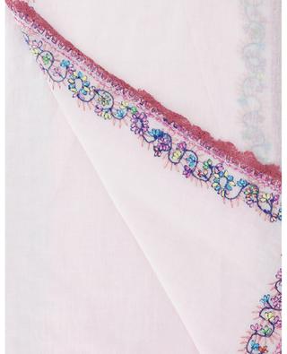 Arizona embroidered cotton blend shawl FALIERO SARTI