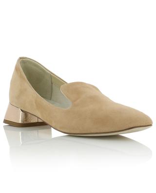 Mathis suede loafers with small heels REPETTO